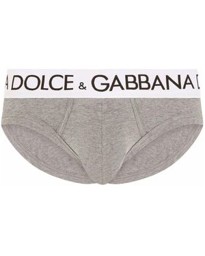 Dolce & Gabbana Broekjes Met Hoge Taille - Wit
