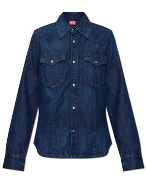 DIESEL Denim Hemden - Blauw