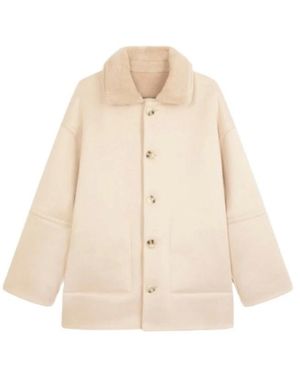 Suncoo Faux Fur & Shearling Jackets - Natural