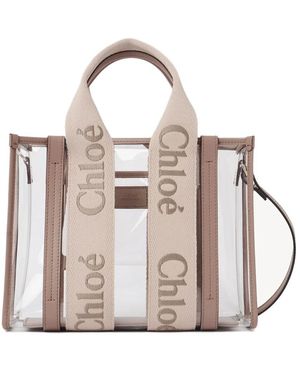 Chloé Rosa Damenhandtasche Mit Langen Henkeln - Pink