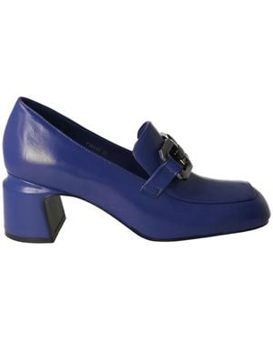 Jeannot Heeled Boots - Blu