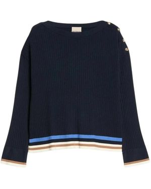 Pennyblack Rundhals-Strickware - Blau