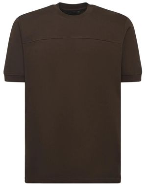 Giuliano Galiano T-Shirts - Brown
