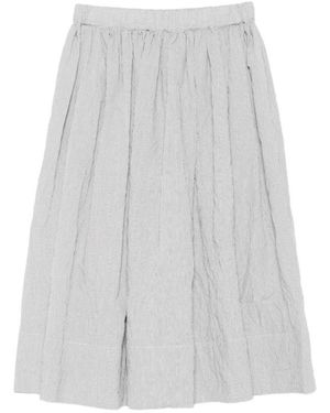 Apuntob Midi Skirts - Grey