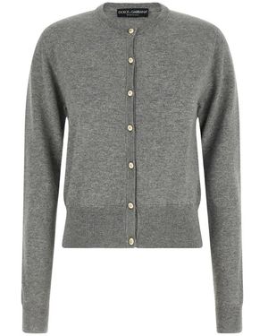 Dolce & Gabbana Truien & Vesten ,Grijs ,Truien