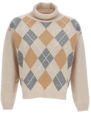 Lorena Antoniazzi Rollkragenpullover - Grau