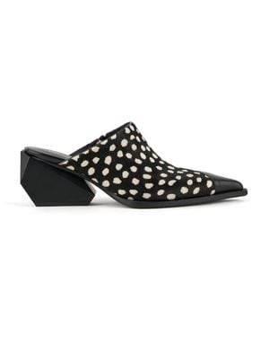 United Nude Heeled Mules - Black