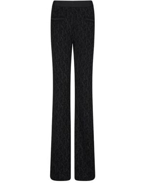 Palm Angels Wide Trousers - Black