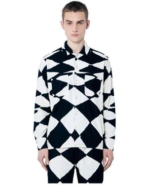 Nomarythm Textile Velvet Flannel Shirt - Blauw