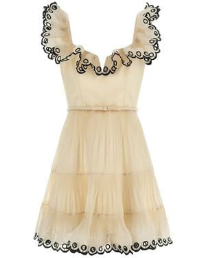 Zimmermann Short Dresses - Natural