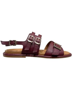 Calce Flat Sandals - Marron