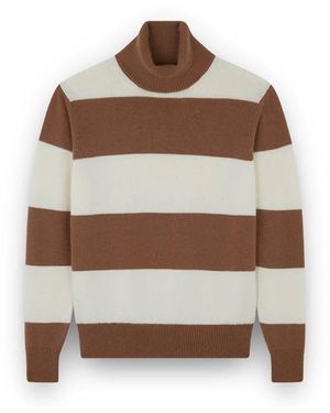 Paul & Shark Riviera Rollkragenpullover - Braun