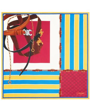Celine Rugby Stripes 90X90Cm - Blau