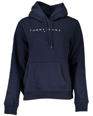 Tommy Hilfiger Felpa in cotone blu per donne