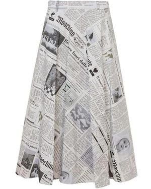 Moschino Midi Skirts - Grey