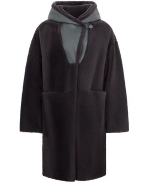 Peserico Faux Fur & Shearling Jackets - Negro