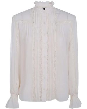 Ralph Lauren Overhemden ,Katoen Blouse - Wit