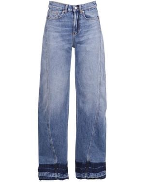 Department 5 Wide Jeans - Blue