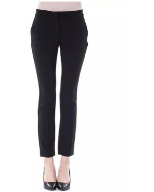 Byblos Slim-Fit Trousers - Negro