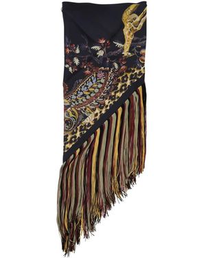 Etro Silky Scarves - Marrone