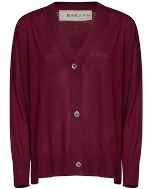 Blanca Vita Cardigans - Purple