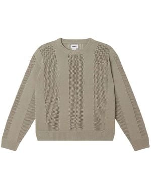 Obey Round-Neck Knitwear - Grey