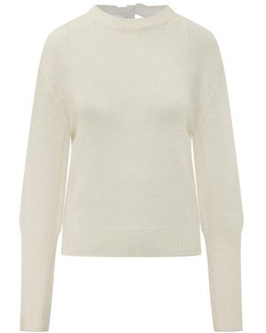 Lanvin Round-Neck Knitwear - Blanc
