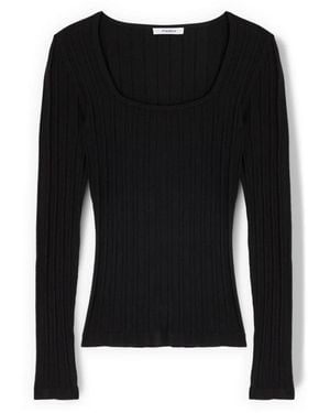 mötivi Round-Neck Knitwear - Negro