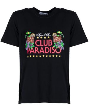 MSGM T-Shirts - Black