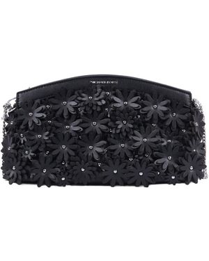 Michael Kors Pochette A Cupola Piccola Con Catena E Tracolla - Zwart