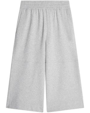 Dries Van Noten Korte Broeken ,Grijs ,Leer Harker Bis 3611 M K Pants
