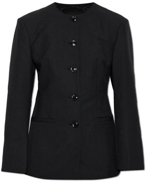 Anine Bing Jassen ,Zwart ,Wol Huda Blazer