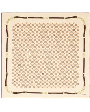 Celine Silk Scarves - Natural