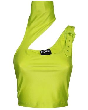 Versace Jeans Couture Sleeveless Tops - Green