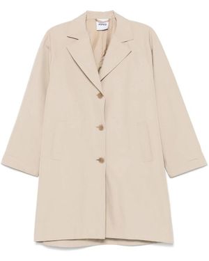 Aspesi Single-Breasted Coats - Neutro