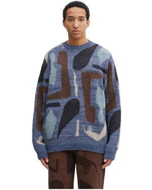 by Parra Round-Neck Knitwear - Blu