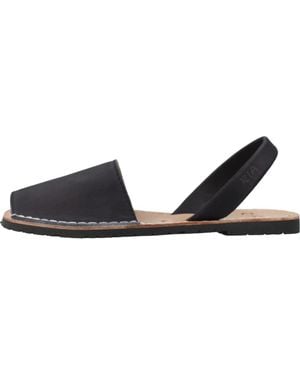 Ria Menorca Flat Sandals - Negro