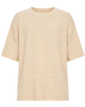 ATOMOFACTORY T-Shirt Mit Lockerer Passform - Natur