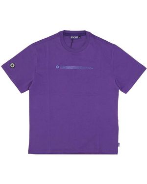 Octopus Lila Logo Tee Kurzarm