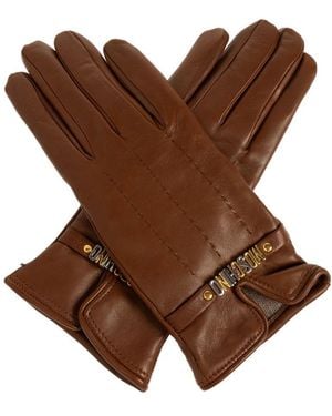 Moschino Gloves - Marrone
