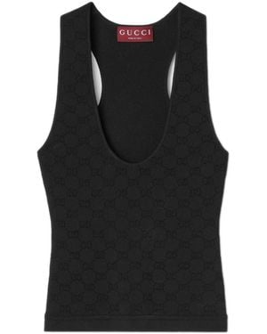 Gucci Sleeveless Tops - Black