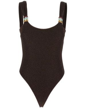 Oséree Badmode ,Bruin ,Lumiere One-Piece Badpak