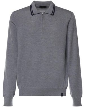 Fay Polo Shirts - Grey