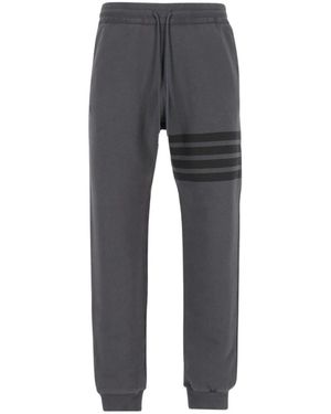 Thom Browne Loopback 4-Bar Track Pants - Grijs