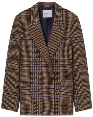 Closed Taillierter Zweireiher Blazer - Braun