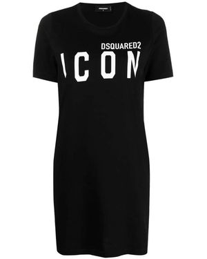 DSquared² Short Dresses - Negro