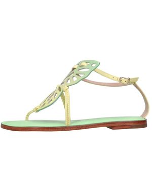 Sophia Webster Schoenen ,Veelkleurig ,Platte Schoenen Multi Colour - Metallic