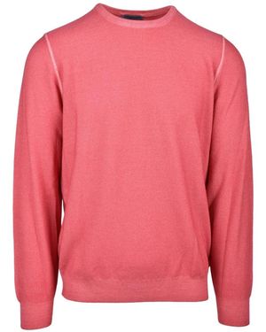 Vengera Zuivere Wollen Trui - Roze