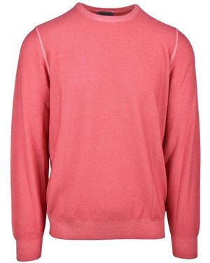 Vengera Zuivere Wollen Trui - Roze