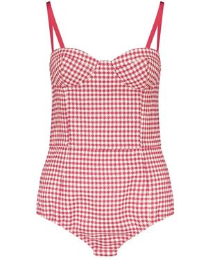 RED Valentino Micro-Patroon Body - Rood